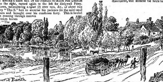 'and was ferried over at Earith'