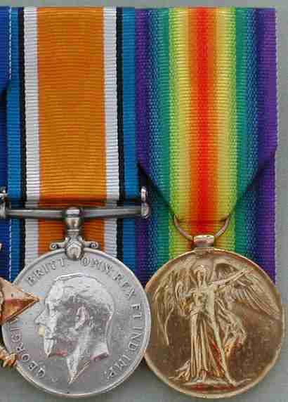 British War Medal (Squeak) and Victory Medal (Wilfrid) British War Medal and Victory Medal